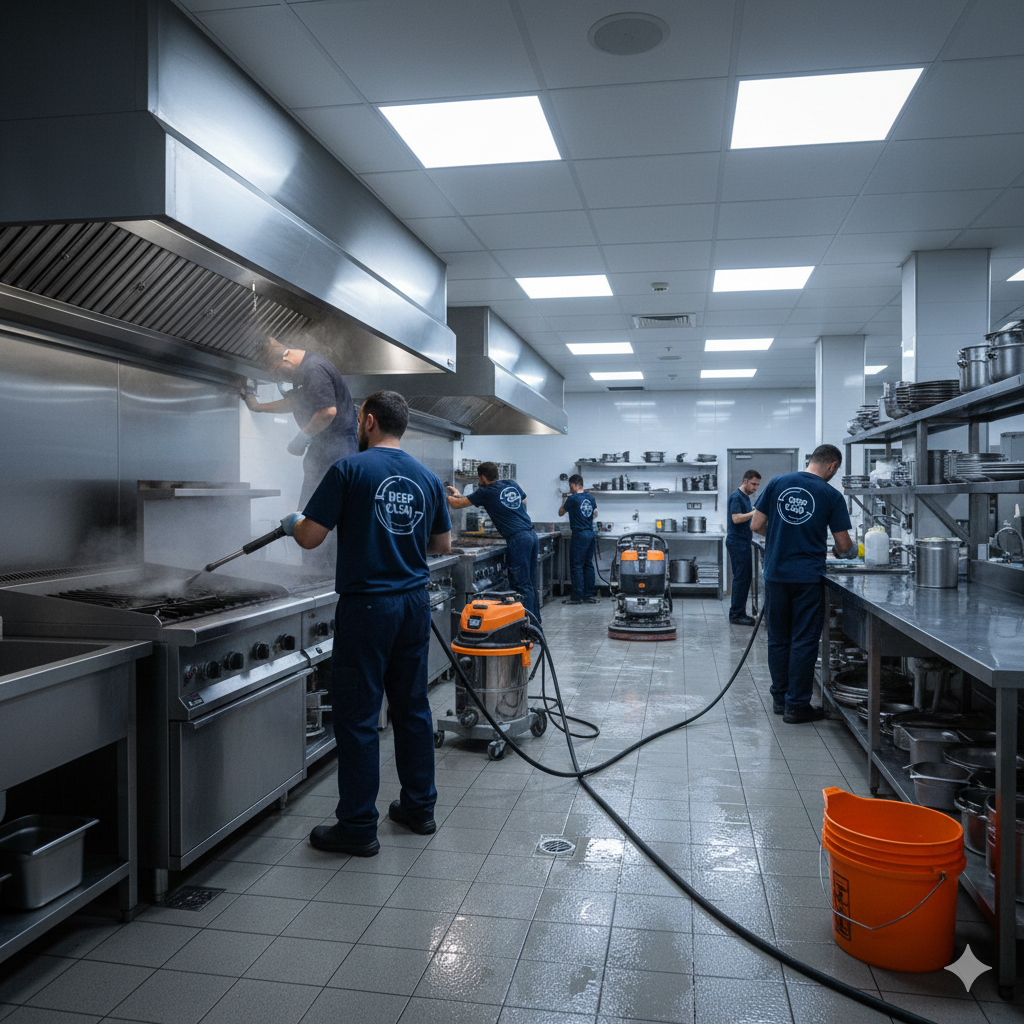 Commercial Kitchen Deep Cleaning UK - Professional Kitchen Hygiene Services